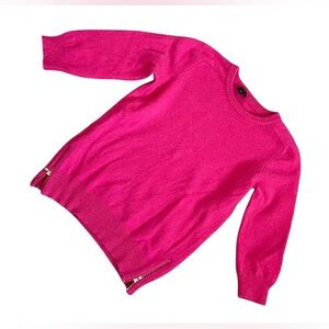 Ann Taylor Fuchsia Crew Neck Sweater